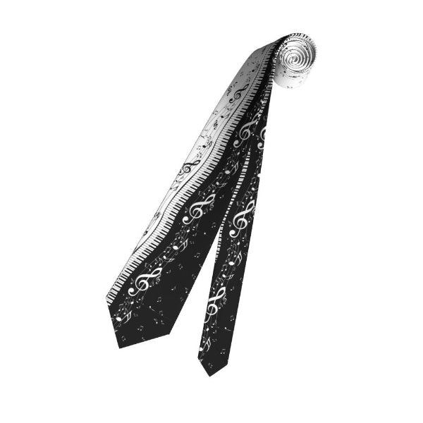 Music Note Piano Key Tie