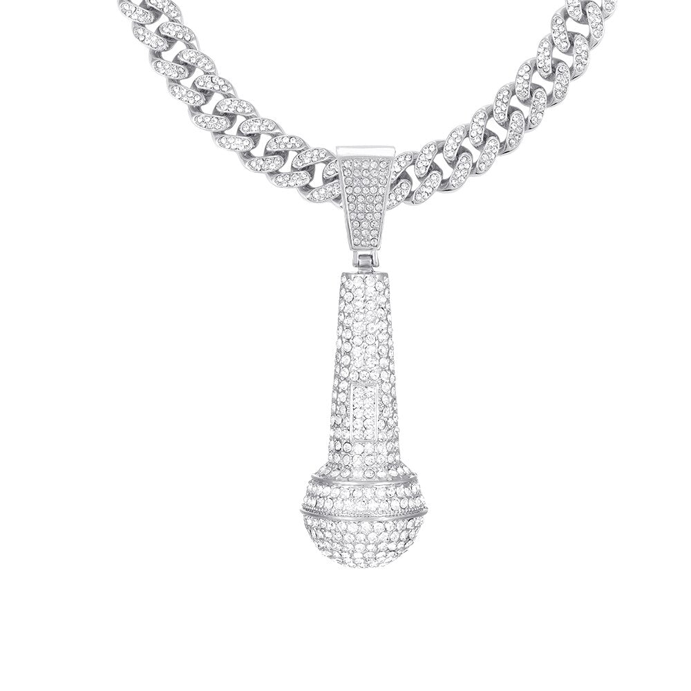 Microphone Hip Hop Necklace
