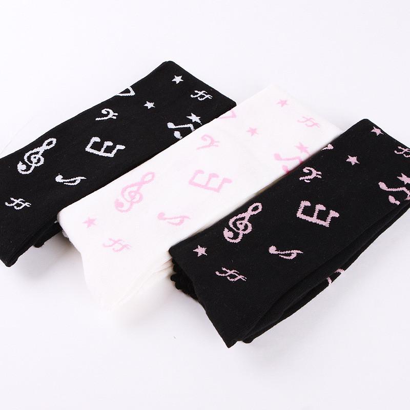 Musical Notes Thigh High Socks