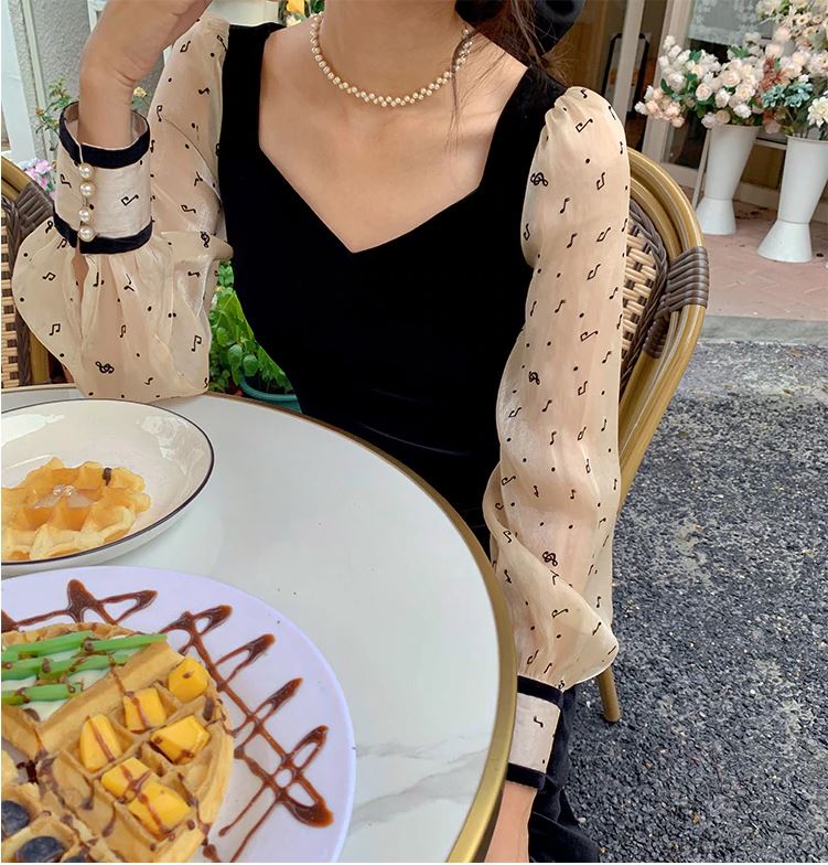 Music Notes Midi Dress