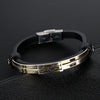 Free - Music Note Gold Leather Bracelet