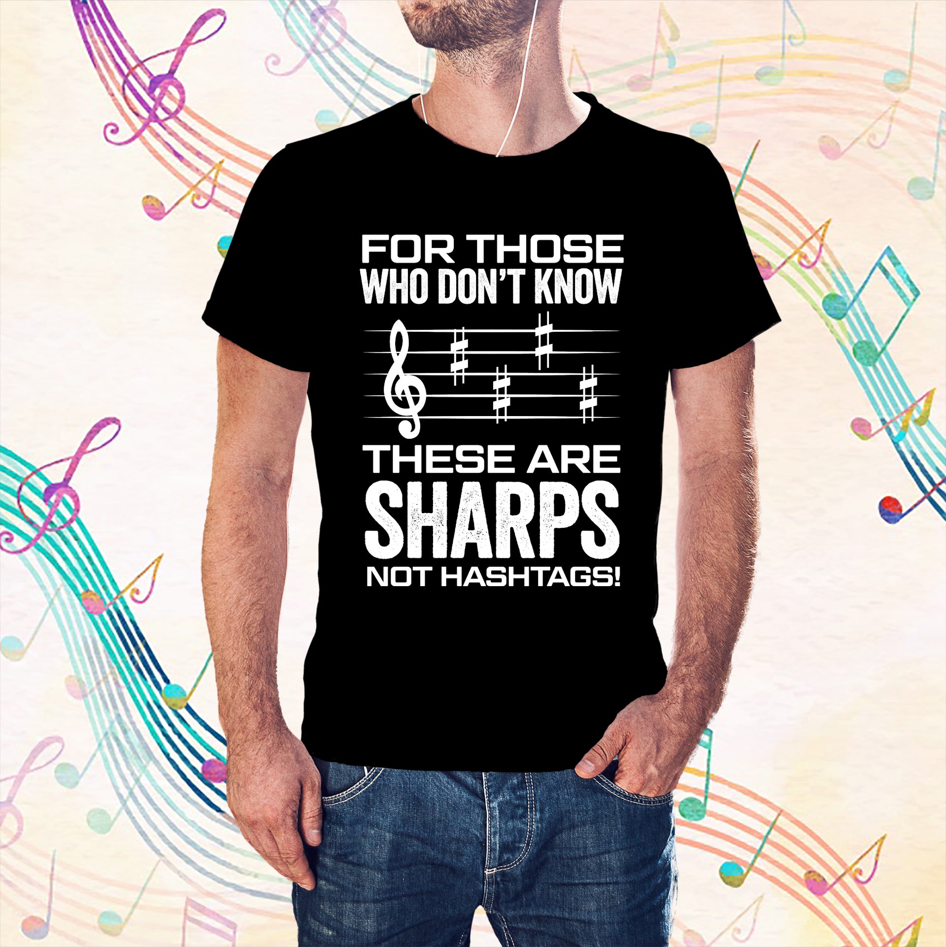 These are SHARPS not HASHTAGS T-shirt