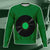 Vinyl Record Green Sweatshirt