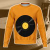 Vinyl Record Yellow Sweatshirt