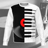 Piano Record White Sweatshirt