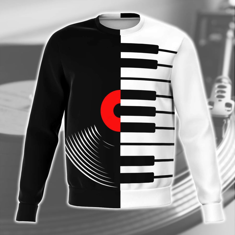 Piano Record Sweatshirt