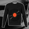 Vinyl Record Black Sweatshirt