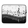 Piano Keys And Music Notes Laptop Sleeve