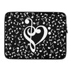 Musical Notes Heart Laptop Sleeve