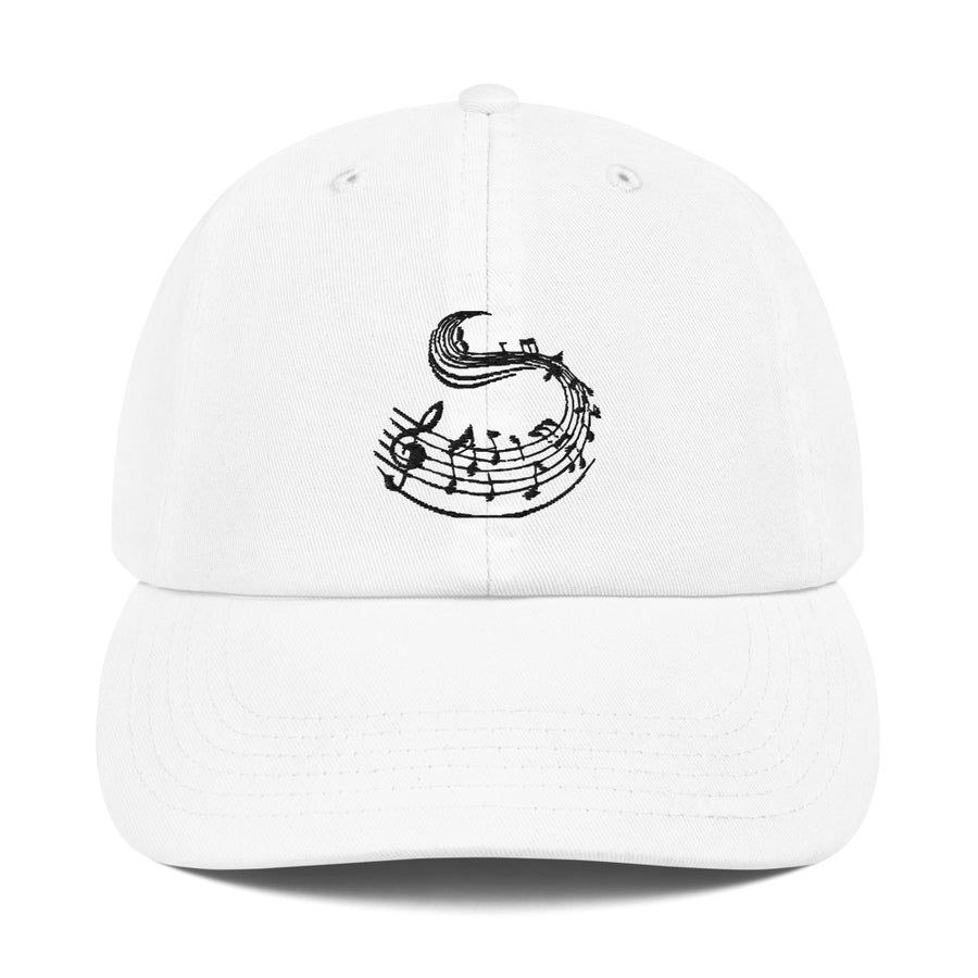 Music Notes Champion Dad Cap