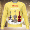 Christmas Begin With Violin Songs Yellow Sweatshirt