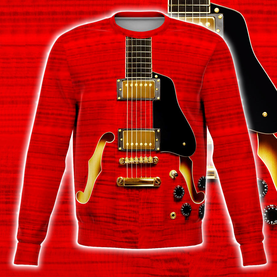 Electric Guitar Red Sweatshirt