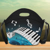 Musical Piano Neoprene Lunch Bag