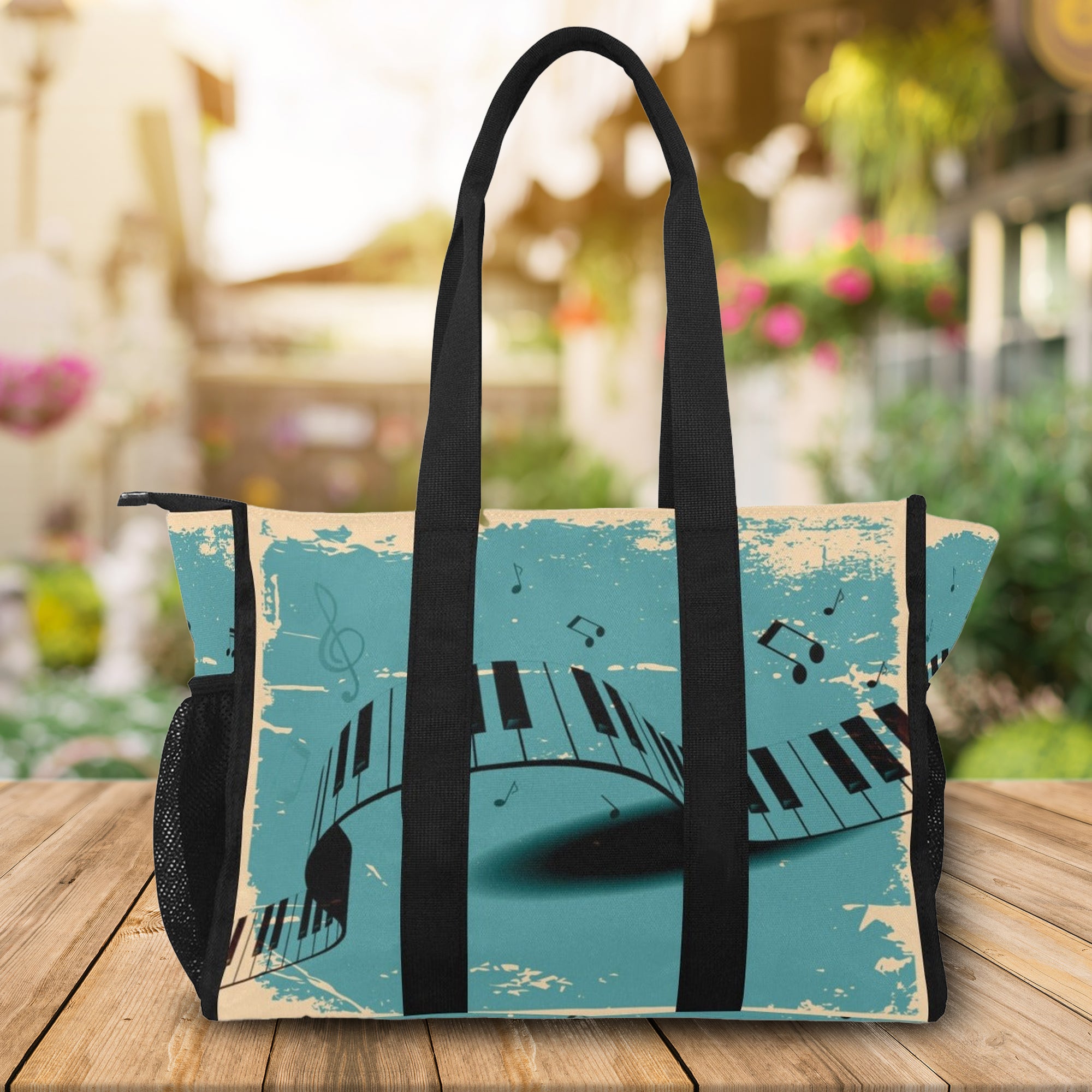 Piano Keys Twist Nurse Tote Bag