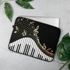 Piano Key With Music Notes Laptop Sleeve