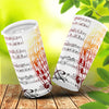 Music Sheet White Tumbler