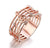 Musical Note Fashionable Charm Micro CZ Zircon Ring