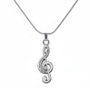 "Music is what feelings sound like" Quote Necklace - { shop_name }} - Review