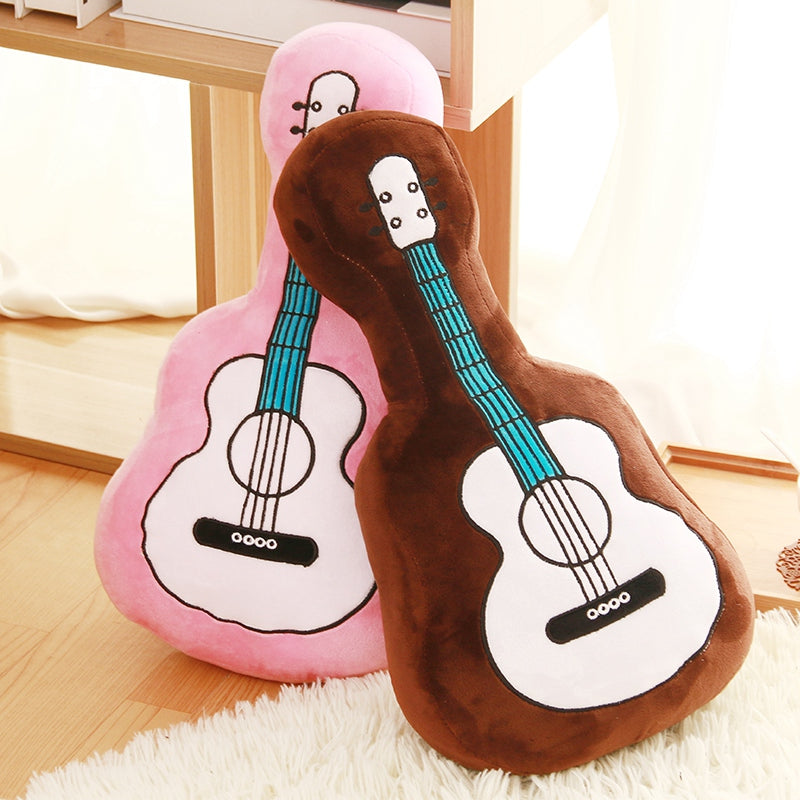 Guitar Plush Pillow