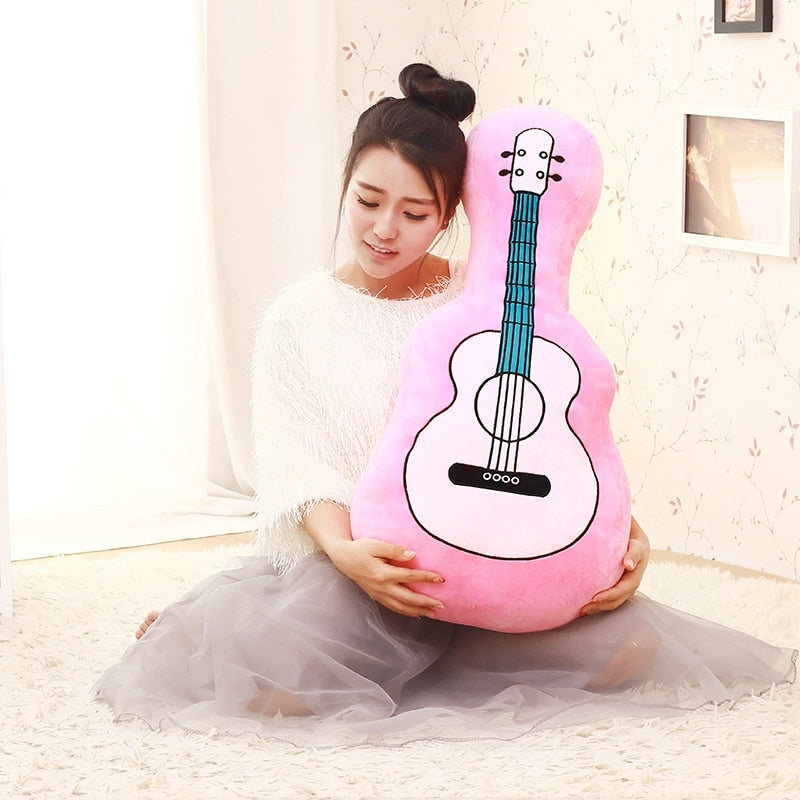 Guitar Plush Pillow