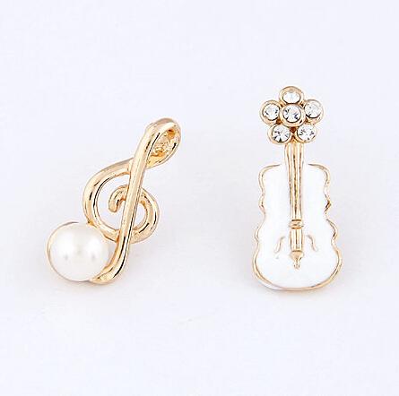 Guitar & Treble Clef Note Earrings