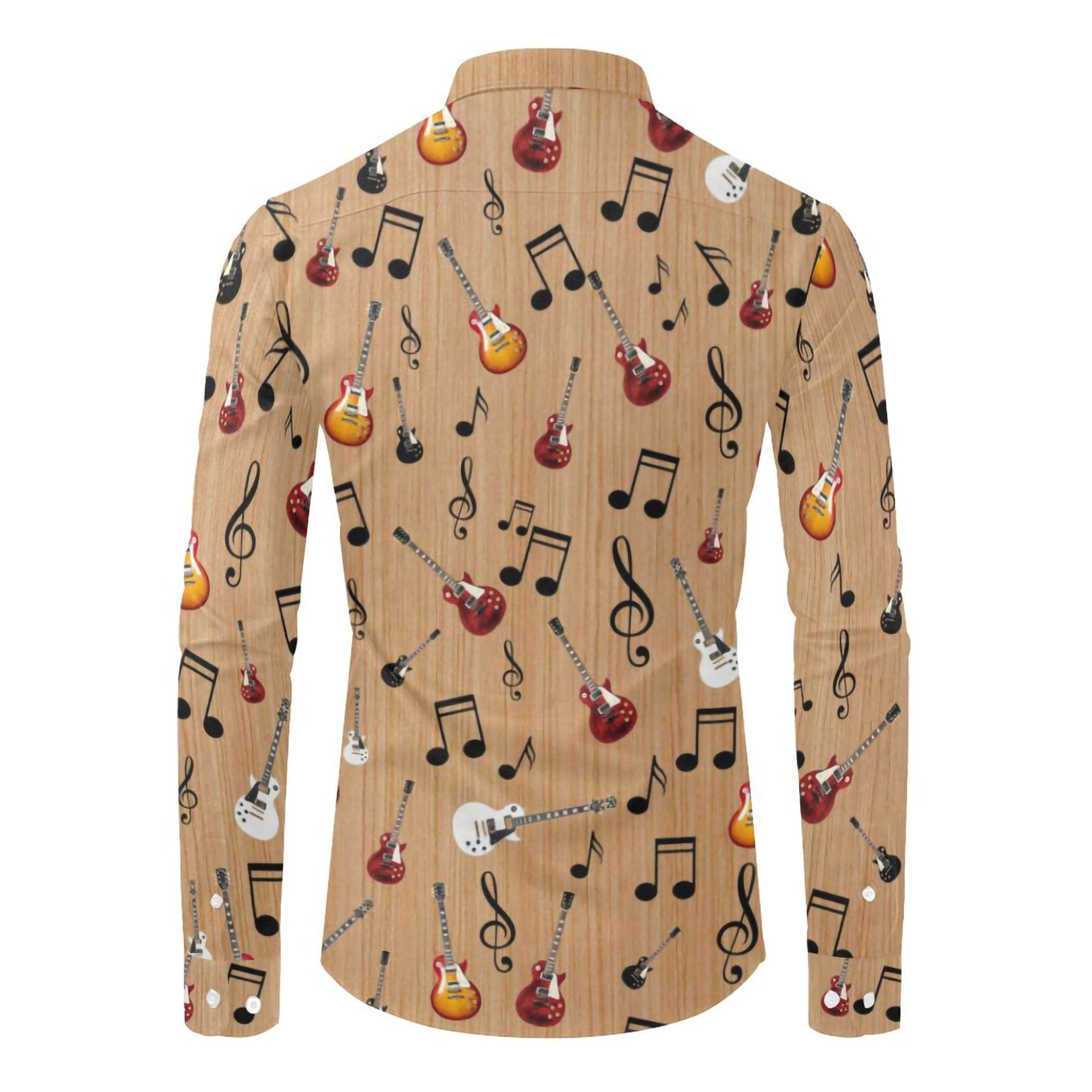 Guitar and Musical Notes Men's Shirt