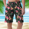 Guitar Hibiscus Short Pants