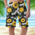 Piano Keys Sunflower Casual Shorts