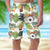 Music Instruments Floral Casual Shorts