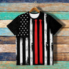 Drum Stick American Flag T-Shirt