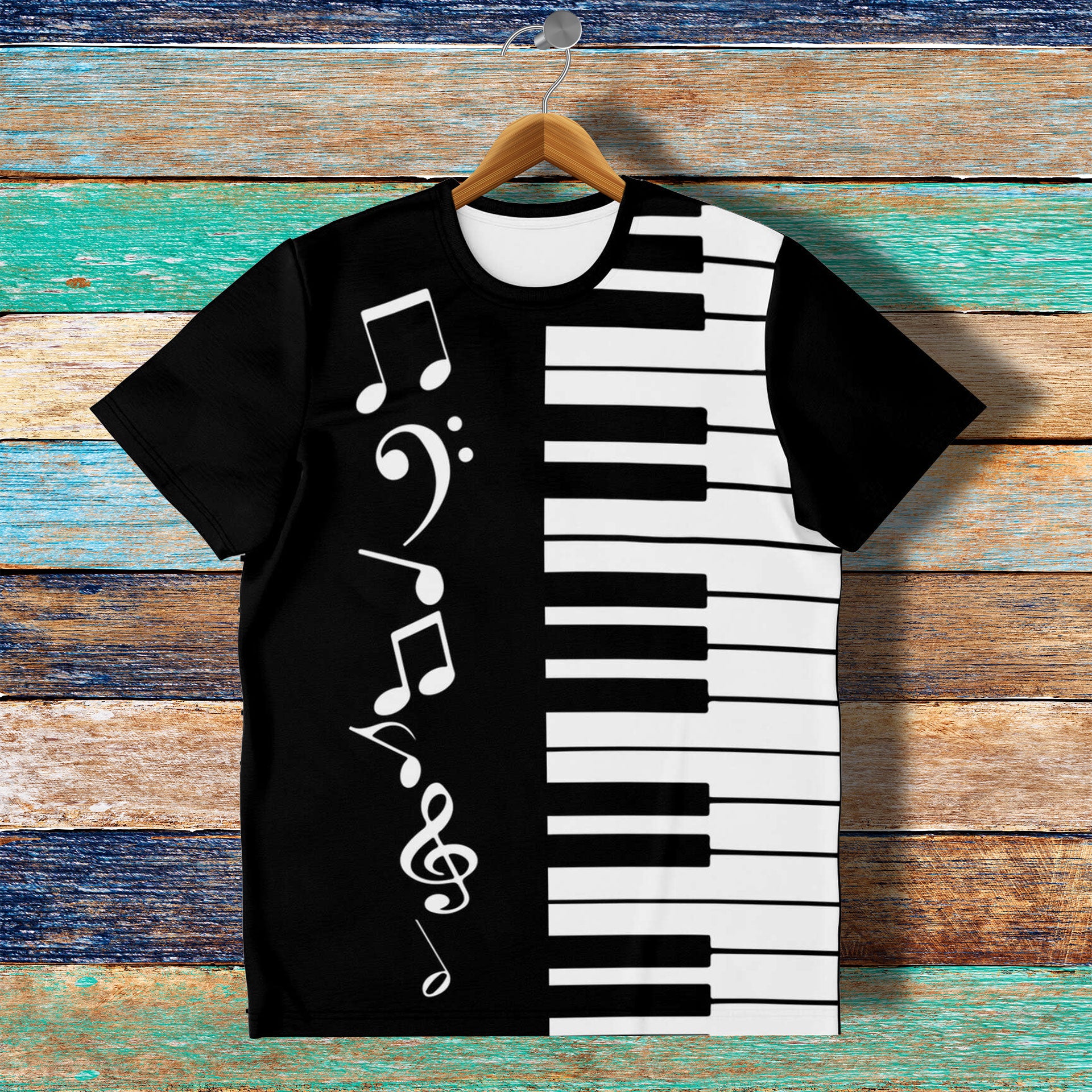 Piano And Musical Notes T-Shirt