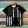 Guitar American Flag T-Shirt