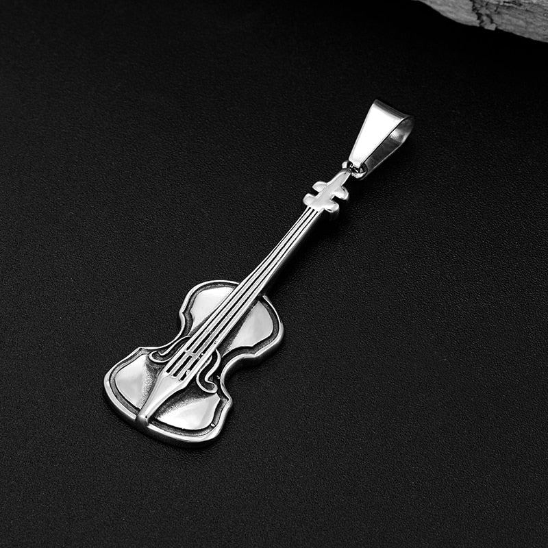 Vintage Violin Necklace
