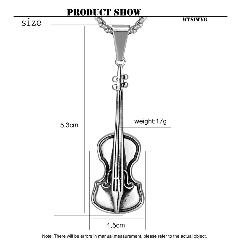 Vintage Violin Necklace