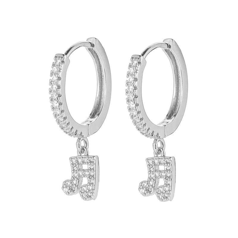 Creative Music Notes Stud Earrings