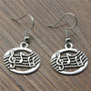 Free - Musical Note Charm Drop Earrings