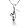 Saxophone Trumpet Necklace