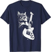 Rock Cat Playing Guitar T-shirt