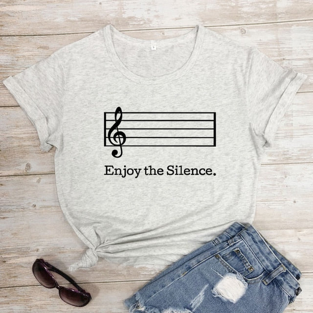 Enjoy The Silence Music T-shirt