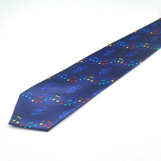Novelty Music Note Tie