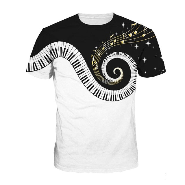 Spiral Piano T-Shirt
