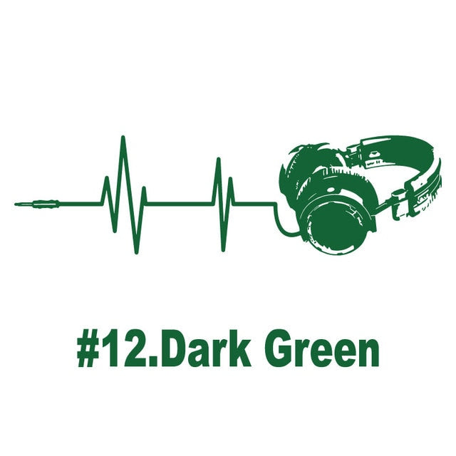 Headphone Wall Stickers