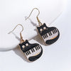Piano Cat Music Notes Earrings