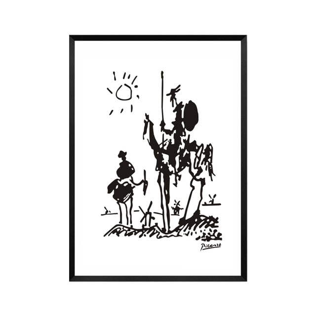 Minimalist Pablo Picasso Abstract Wall Art