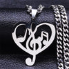 Music In Heart Hollow Necklace