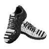 Music Notes & Piano Print Mesh Sneakers