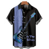 Music Guitar Print Shirt