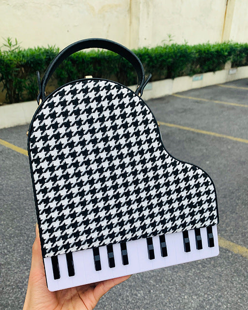 Piano Style Cross-body Bag