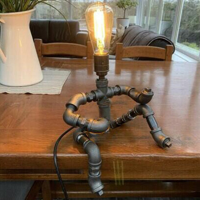 Steampunk Light Bulb Guitar Lamp