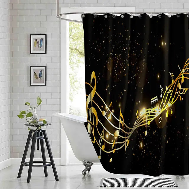 Piano & Music Lovers Shower Curtain